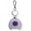 Etui na lokalizator / brelok Nimmy Big   Eyed Pet 2.0 Rabbit fioletowy