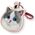 Etui na lokalizator / brelok Nimmy Big   Eyed Pet 2.0 Cat różowy