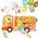 CzuCzu moto puzzle Śmieciarka 94010