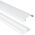 Aluminiowa listwa maskująca do kabli Maclean, 62x20x750mm, biała, MC-814 W