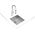 Zlewozmywak Teka Be Linea RS15 40.40 Stal polerowana (115000007)