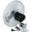 Wentylator  ścienny 50cm 220W SREBRNY cyrkulator