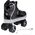 Nijdam Wrotki Flashing Glitter and Glamour czarne r. 37-38 (28367)