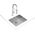 Zlewozmywak Teka Be Linea RS15 50.40 Stal polerowana (115000005)