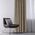 Homede Homede Zasłona VILA velvetowa na flexach 265x225 beżowa wzór 1