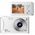 Aparat Cyfrowy Zdjęcia 64mp Filmy 4k / 30fps 18x Zoom Antishake / Xrec Q18 / Biały