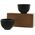 Czarki do herbaty MPLCo żeliwne czarne 150 ml 2 szt.