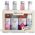 Priežiūros rinkinys IDC Gourmand's: dušo želė, 200 ml + vonios putos, 200 ml + kūno losjonas, 200 ml + šveitiklis, 200 ml