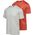 Męska Koszulka Z Krótkim Rękawem Jodin 2 Pack  racing red/bright white rozmiar XXL