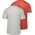 Męska Koszulka Z Krótkim Rękawem Jodin 2 Pack  racing red/bright white rozmiar XXL