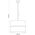 Tk Lighting Eco 5772 lampa wisząca zwis 1x15W E27 czarna/drewniana