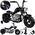 Elektryczny Motor Chopper na akumulator dla dzieci max 80kg manetka PA0318 EDUKAMP
