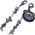 Bag charm handstrap Nimmy Magnetic fashion black
