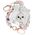 Bag charm handstrap Nimmy New Big Eye Cute Pets 2.0 pink