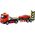 Zestaw Laweta Zdalnie Sterowana  RC Auto Sportowe Osobowe Czerwone 1:16