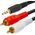AK233A Kabel jack 3,5mm-2xrca cinch       1,25m