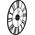 Deco4Home Zegar ścienny metalowy 47cm czarny Deco4Home