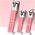 Zestaw akcesoriów do manicure, pedicure w etui różowe 12w1 AK20