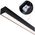Γραμμικό φωτιστικό σύστημα LINION Power Channel LED 17W 1m 3000K IP20 100VA 230V/24V μαύρο RAL 9004 / αλουμίνιο