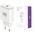 Ładowarka sieciowa GaN 20W USB-C QC PD Encore Energy MD-2083ZB standard