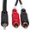 Kabel Hosa Jack 3.5mm - RCA (Cinch) x2 0.91m czarny (CMR-203)