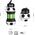 NILS NC4104 Πτυσσόμενο Σιλικόνης Κύπελλο 550 ML Ποδόσφαιρο