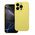 Θήκη SILICONE 2mm για IPHONE 15 Pro Max συμβατή με MagSafe κίτρινο