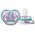 Philips Avent māneklītis Ultra Air Deco  seahorse  6-18M (1 gab)  meitenēm SCF086/06