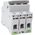 Διακόπτης απομόνωσης Noark Ex9IV 108040 3P 63A AC 400V γκρι