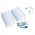 Καρτελάκι ονόματος Badgepoint® 80x34 mm, Polar® Classic 35 Σετ καρτελών εργαζομένων, καρτελάκια με πλαίσιο από ανοξείδωτο ατσάλι, ακρυλικό γυαλί και εκτυπώσιμα ένθετα - 20 καρτελάκια συμπεριλαμβανομένων 80 ενθέτων