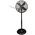 44-656# Ανεμιστήρας δαπέδου 16" 60w μαύρος μεταλλικός