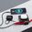 Πολυλειτουργικός φορτιστής Forcell F-Energy 6 σε 1 USB A + USB C PD 45W + power bank 15000 mAh + ασύρματη φόρτιση 15W μαύρη