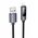 Καλώδιο USB A do Lightning HOCO 2,4A με οθόνη 1 m X112 μαύρο
