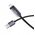 Καλώδιο USB A do Lightning HOCO 2,4A με οθόνη 1 m X112 μαύρο