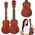 SUPRIMO UK21 SET DW ukulele sopranowe 21"" ciemne