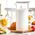 Γυάλινη Κανάτα BUYDEEM με σιλικονούχο καπάκι 1200ml, μοντέλο CD2003