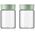 Γυάλινα βαζάκια BUYDEEM 300ml με καπάκι σε χρώμα Cozy Greenish, μοντέλο CS1002/A1