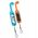 YAXO Λαβή για Joy-Con GOLF SET για NS/NS2 Inferno Orange&Hydro Blue