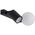 Φωτιστικό τοίχου TK Lighting Vox 10148 1x10W GU10 1x6W G9 μαύρο/λευκό