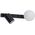 Φωτιστικό τοίχου TK Lighting Vox 10148 1x10W GU10 1x6W G9 μαύρο/λευκό