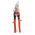 ψαλίδια λαμαρίνας soft grip, 240 mm, crmo, αριστερά