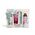 Σετ περιποίησης IDC Gourmand's: αφρόλουτρο, 160 ml + λοσιόν σώματος, 100 ml + απολέπιση, 100 ml + λίμα νυχιών