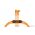 Tether Tools TetherPro USB-C Optima 10G δεξιά πορτοκαλί 4,6μ