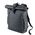 TROIKA Roll Top Rucksack TROIKA BLACK ROLL TOP
