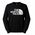 Φούτερ χωρίς κουκούλα The North Face Easy Crew - tnf μαύρο
