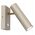 Luminex Axion 256 απλίκα τοίχου σποτ 1x8W GU10 μπεζ/χρυσό