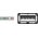 Kabel USB Delock USB-A - 0.15 m Czarny (84831)