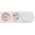 Solight 3z επέκταση με φορτιστή USB A+C 2.4A, 2m, 3 x 1mm2, λευκό, διακόπτης