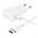 Φορτιστής τοίχου SAMSUNG EP-TA200EWE USB-A 15W με καλώδιο EP-DR140AWE USB-A - USB-C (OOB Bulk - εναλλακτική συσκευασία) - λευκός