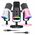 Δυναμικό μικρόφωνο στούντιο Fifine AM8W AMPLIGAME USB/XLR RGB λευκό PnP